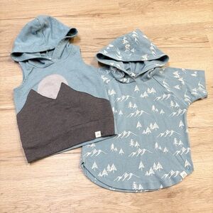 Kids Blue Mountain Hoodie Set